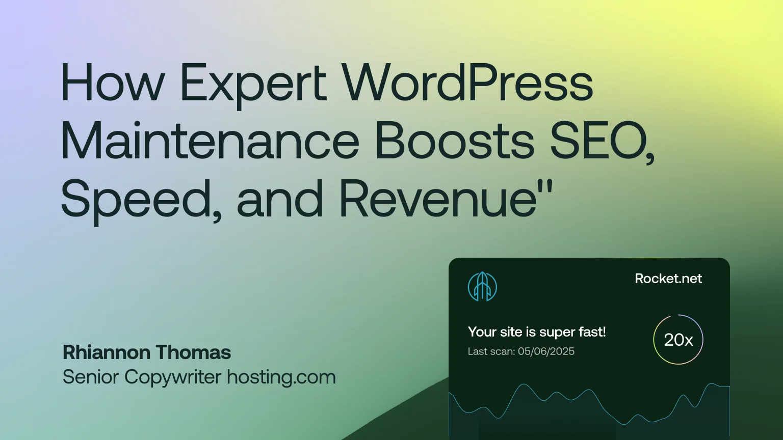 How expert WordPress maintenance boosts SEO, speed, and revenue
