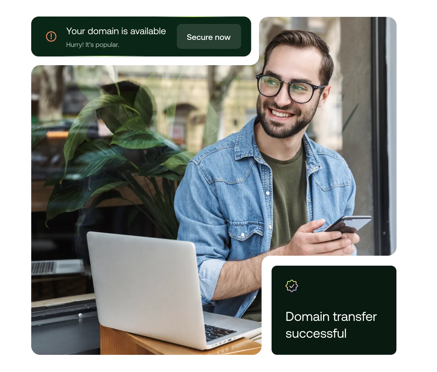 Buy a domain: register popular gTLDs &amp; ccTLD