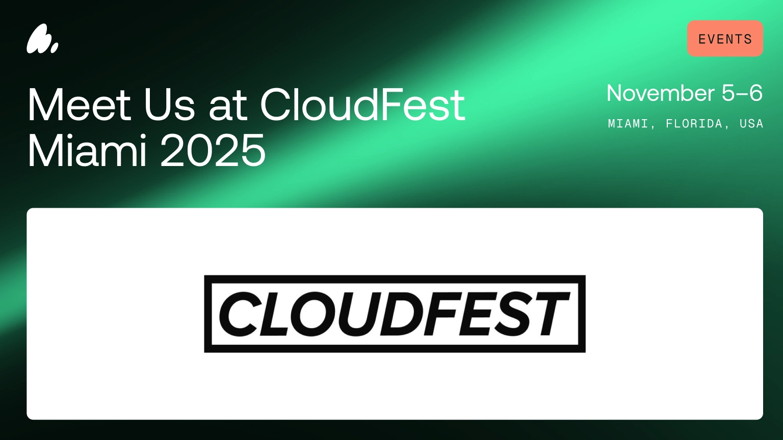 Meet us at CloudFest Miami 2025