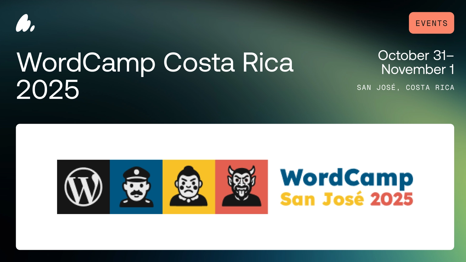 See us at WordCamp Costa Rica 2025