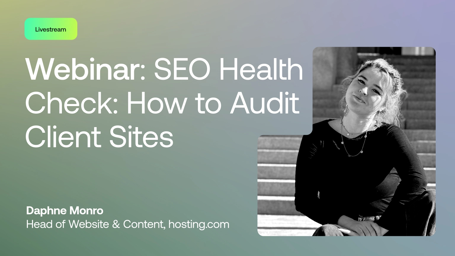 Watch: SEO Health Check: How to Audit Client Sites