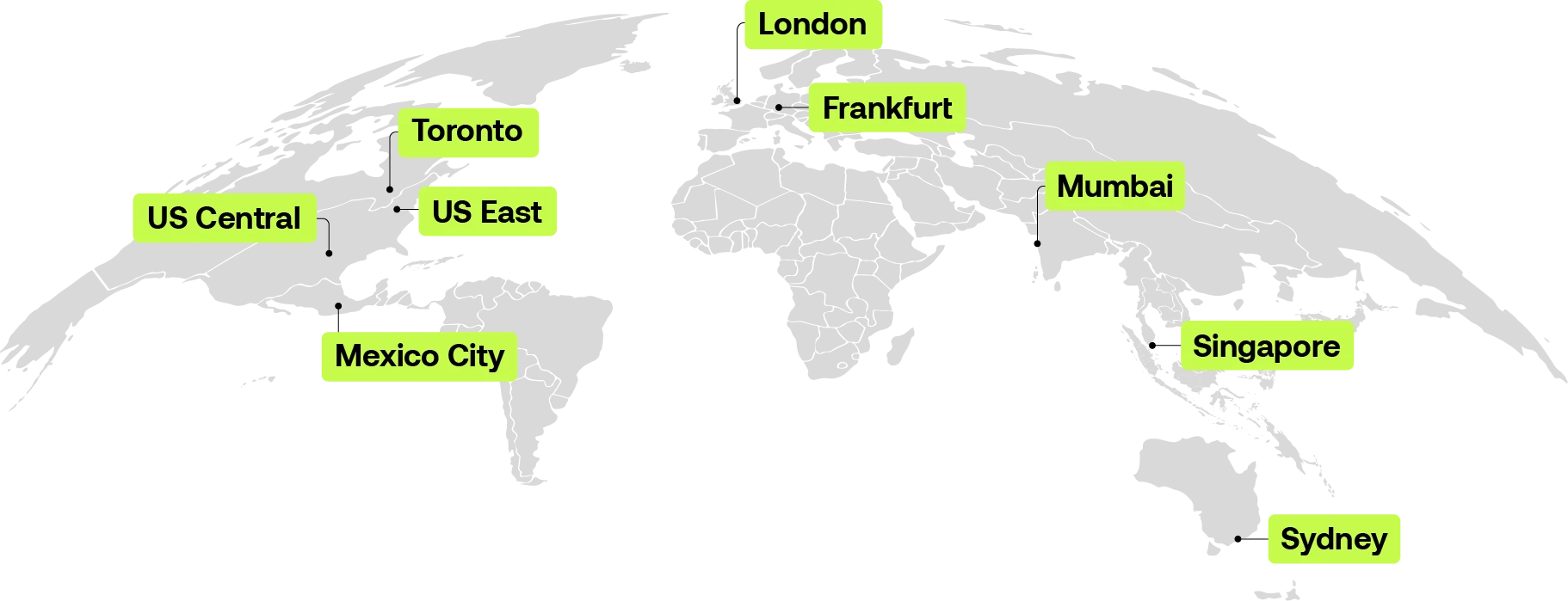 Our global data centers